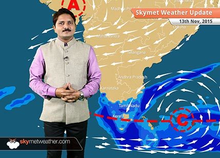 [Hindi] National Weather Video Report For 13-11-2015