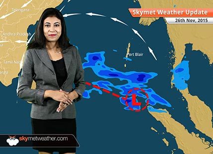 National Weather Video Report For 26-11-2015