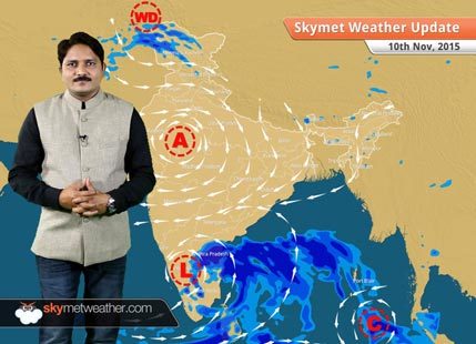 [Hindi] National Weather Video Report For 10-11-2015