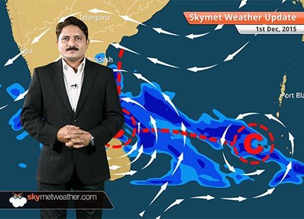 [HINDI] Weather Forecast for December 1: Heavy rain in Chennai, Tamil Nadu, Andhra Pradesh once again