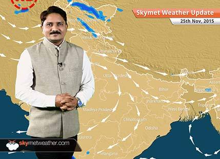 [HINDI] Weather Forecast for November 25: Rainfall in Tamil Nadu and Chennai reduces