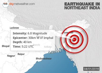 Earthquake Northeast India