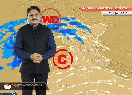 Weather Forecast for January 28: Rain activity will start over north Rajasthan and west Haryana