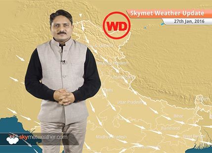 Weather Forecast for January 27: Fresh spell of light rain/snow expected over hills of north India