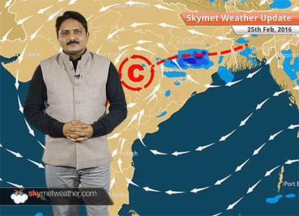 Weather Forecast for February 25: Good rain likely over Odisha, Chhattisgarh and West Bengal