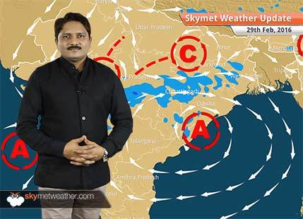 Weather Forecast for February 29: Rain activity will continue over central India