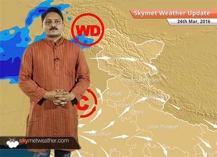 Weather Forecast for March 24: Heatwave to persist over South India, rain and snow over hills in North India