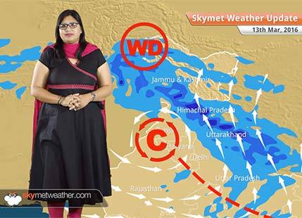 Weather Forecast for March 13: Snow in Kashmir and Himachal, rain in Punjab, Haryana and Delhi