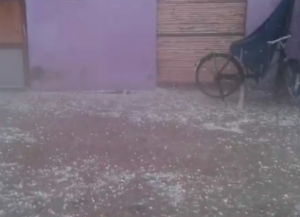 Golf ball sized hail hits parts of Punjab, UP and MP