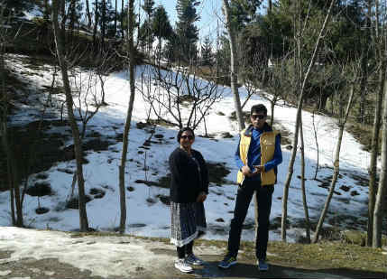 Snowfall in Jammu and Kashmir