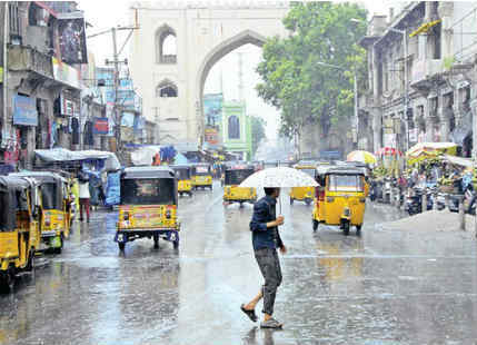 Rain in Hyderabad