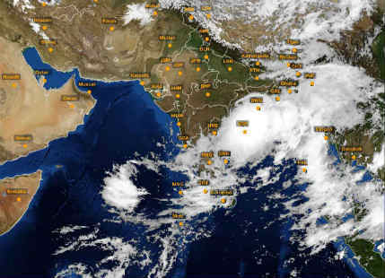 Cyclone Roanu Satellite Image