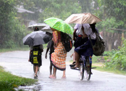 Rain in Northeast India