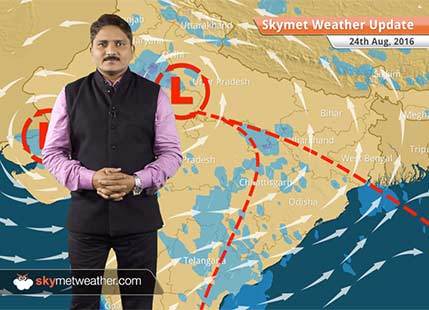 Weather Forecast for Aug 24: Monsoon rain in Delhi, West UP, MP, Rajasthan, Chennai