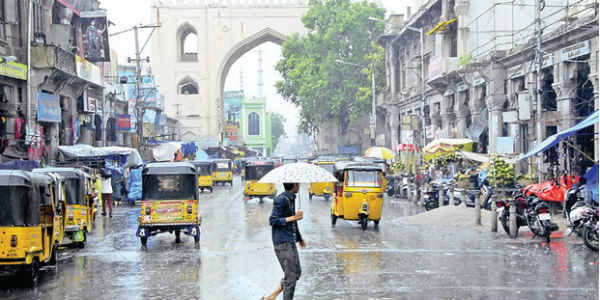 Rain in Hyderabad