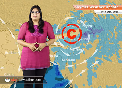 Weather Forecast for Oct 14: Rain in Chennai, Tamil Nadu, Karnataka, Kerala, Northeast