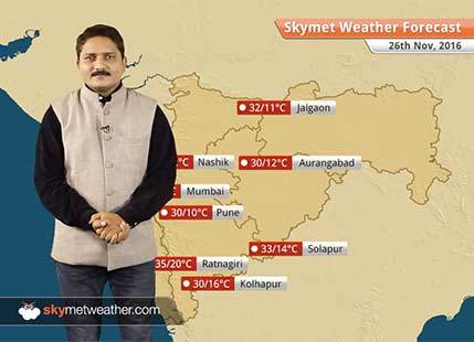 Weather Forecast for Maharashtra for Nov 26: Cool nights in parts Madhya Maharashtra and Vidarbha