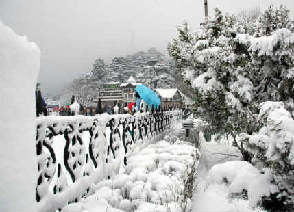 No white Christmas for Hill stations of North India