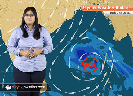 Weather Forecast for Dec 10: Cyclone Vardah to give rain in Andhra, Andaman, Snow in Kashmir, Himachal