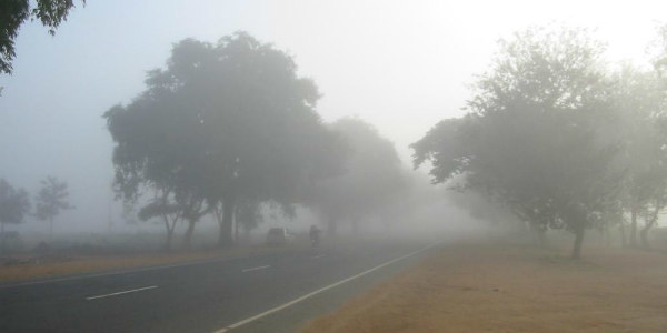 Fog in North India