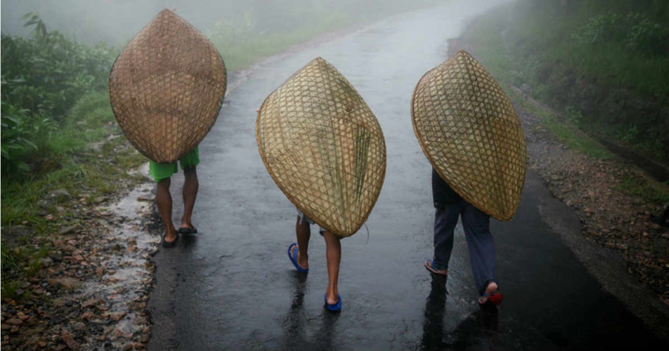 Heavy rains in Northeast India