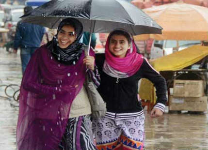 Rains Kashmir