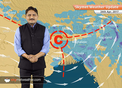 Weather Forecast for April 24: Rain in Kashmir, Bihar, Northeast; heatwave in central India