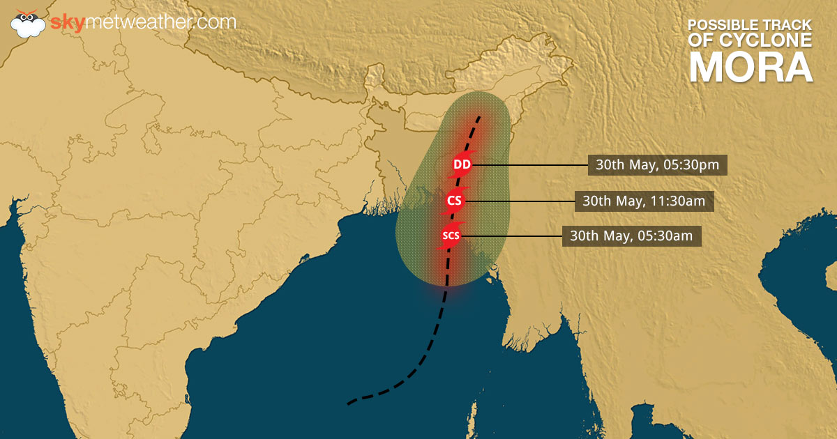 Severe Cyclone Mora hits Bangladesh, heavy rains in 