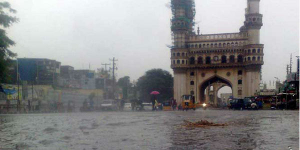 At 61 mm, Hyderabad receives record breaking rains and hailstorm