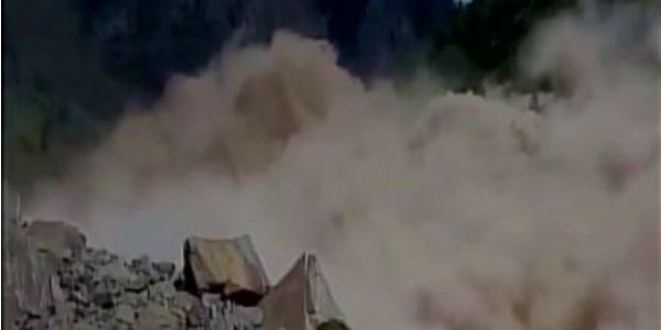 Landslide in Badrinath