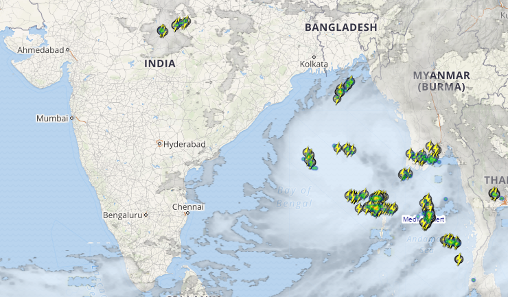 Lightning in india