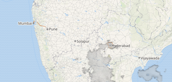 Live status of Lightning and thunderstorm across India