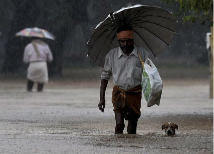 Showers in Tamil Nadu