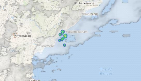 lightning adn thunerstorm in hyderabad