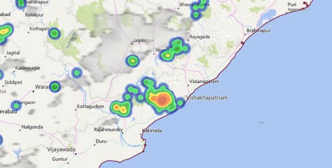 lightning and thunderstorm in ap