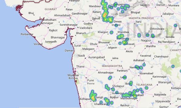 lightning and thunderstorm in maharashtra