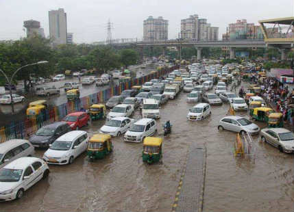 Delhi rain