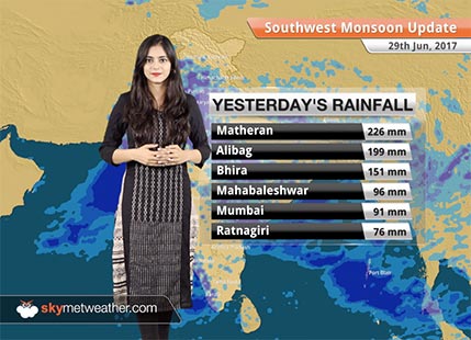 Monsoon Forecast for Jun 30, 2017: Monsoon to cover Madhya Pradesh, Bihar, UP, Delhi