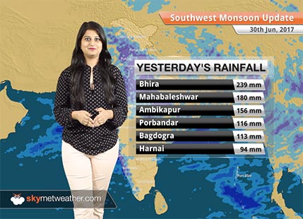 Monsoon Forecast for Jul 1, 2017: Monsoon nears Madhya Pradesh, Bihar, UP, Delhi; rains in Chhattisgarh