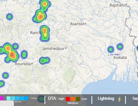 kolkata lightning