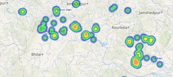 lightning in chhattisgarh adn jharkhand