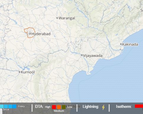 lightning in hyderabad