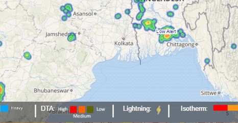 lightning in kolkata