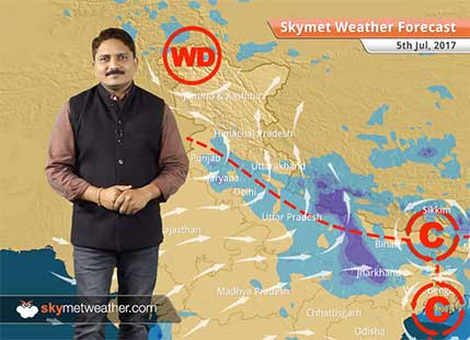 Weather Forecast for July 5: Rain in Lucknow, Patna, Ranchi, Kolkata