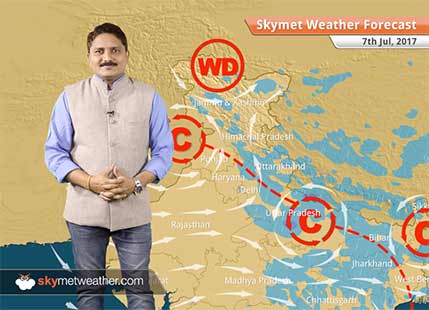 Weather Forecast for July 7: Rains in Lucknow, West Bengal, UP, MP, Bihar