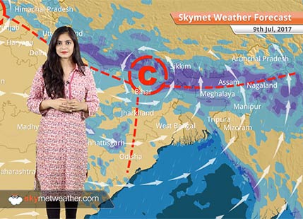 Weather Forecast for July 9: Rain in U.P, Bihar, Jharkhand, and West Bengal Assam