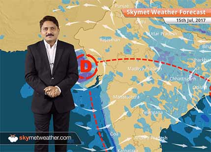 Weather Forecast for July 15: Heavy rains in Gujarat, MP, Mumbai, Dry weather in Delhi, UP