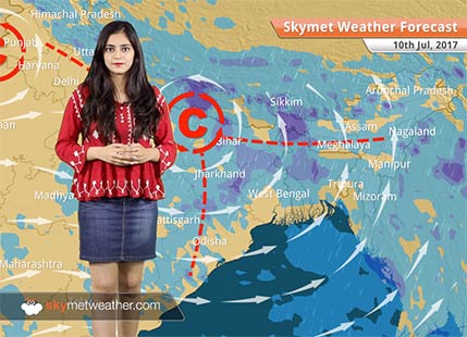 Weather Forecast for July 10: Rain in UP, Bihar, West Bengal, Sikkim; Dry weather in Delhi, Haryana