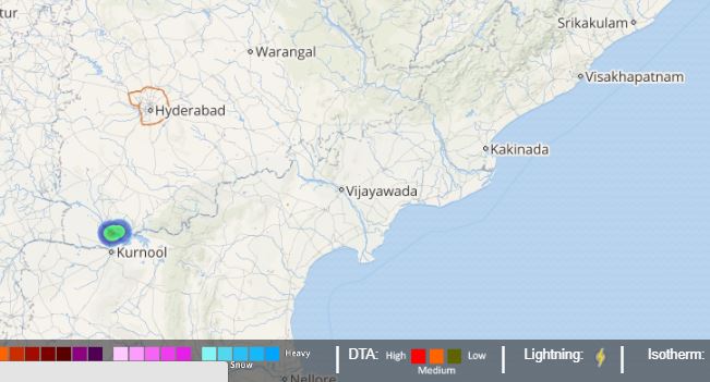 lightning in ap,telanagan