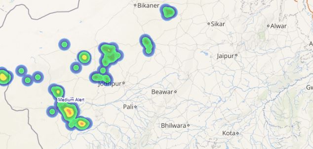 lightning in rajsthan